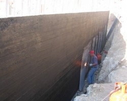retaining wall waterproofing