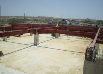 2009 I beams combined with conrete slab 1