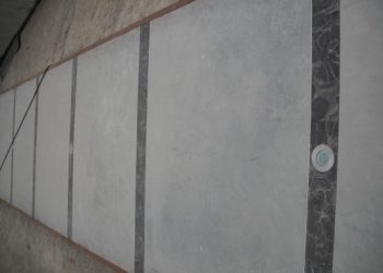 concrete and marble external floor