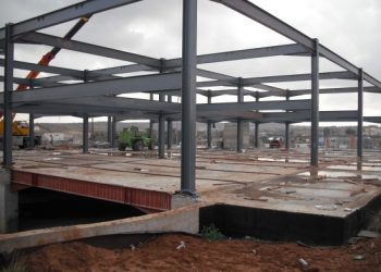 steel framed building